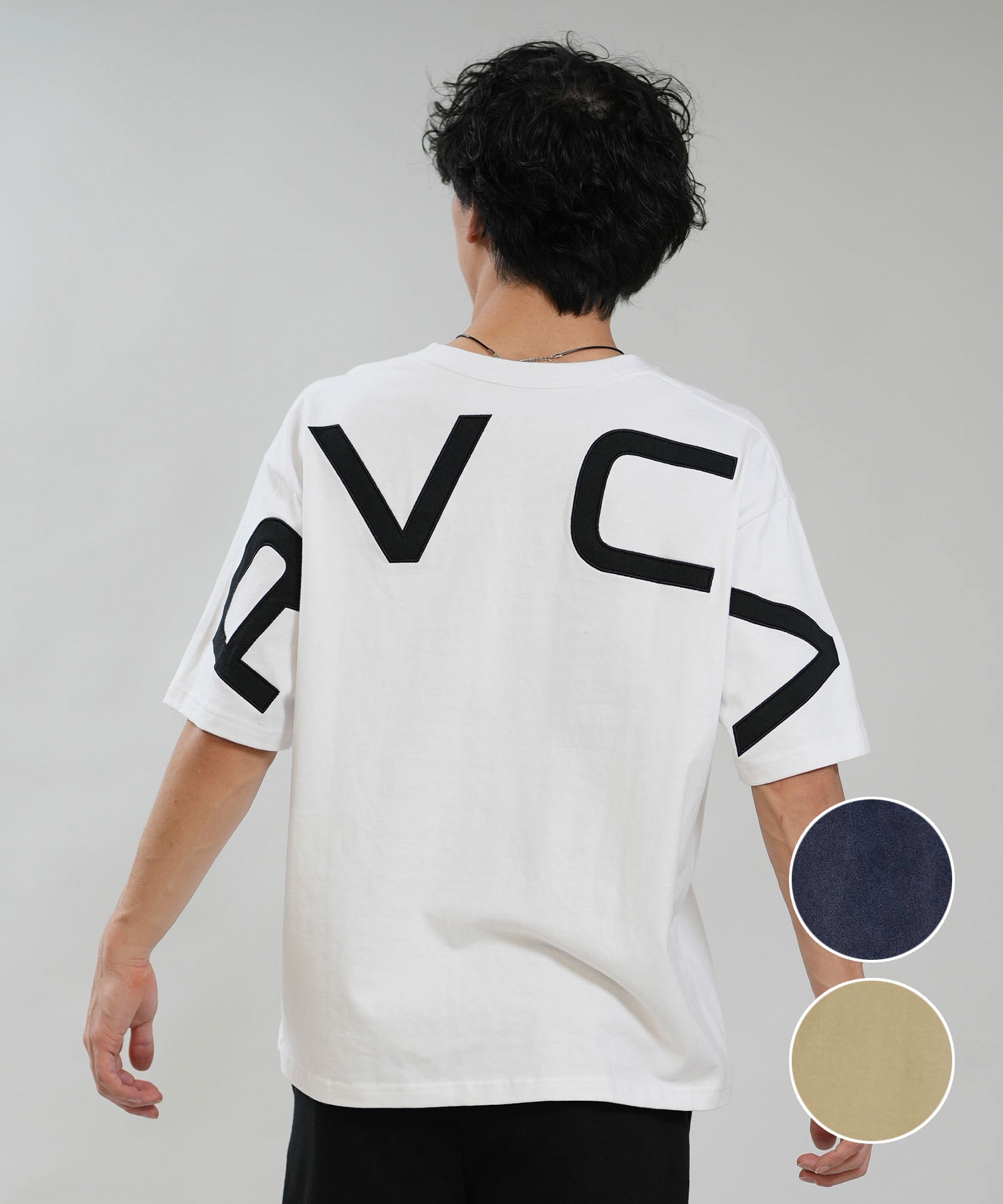 RVCA ルーカ 半袖 Tシャツ メンズ ロゴ BACK SIDE ARCH SS BG041210