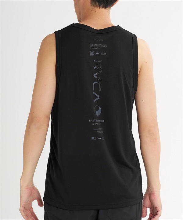 RVCA ルーカ タンクトップ メンズ ロゴ バックプリント 速乾 軽量 ストレッチ BG04A354