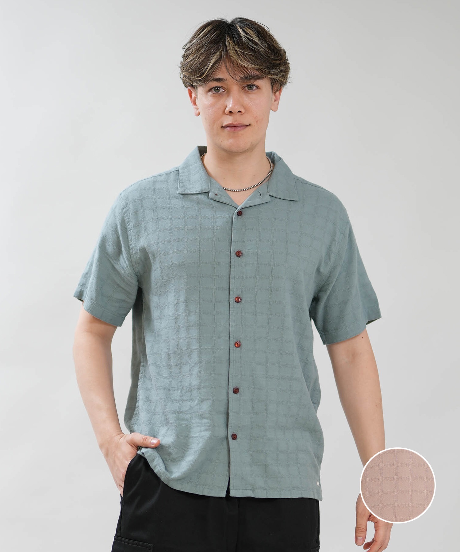 RVCA ルーカ 半袖 シャツ メンズ シンプル VACANCY SS BG041141