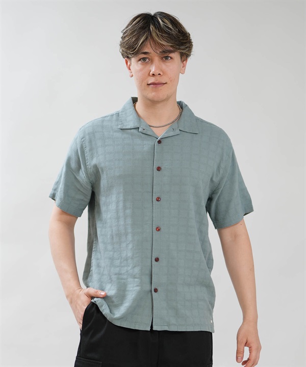 RVCA ルーカ 半袖 シャツ メンズ シンプル VACANCY SS BG041141