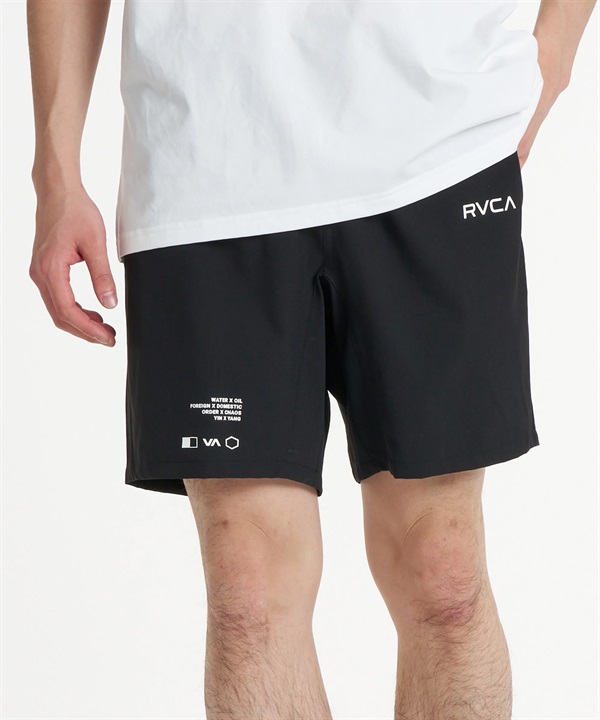 RVCA ルーカ ハーフパンツ ショートパンツ メンズ ショーツ ロゴ ストレッチ 17インチ BG04A605