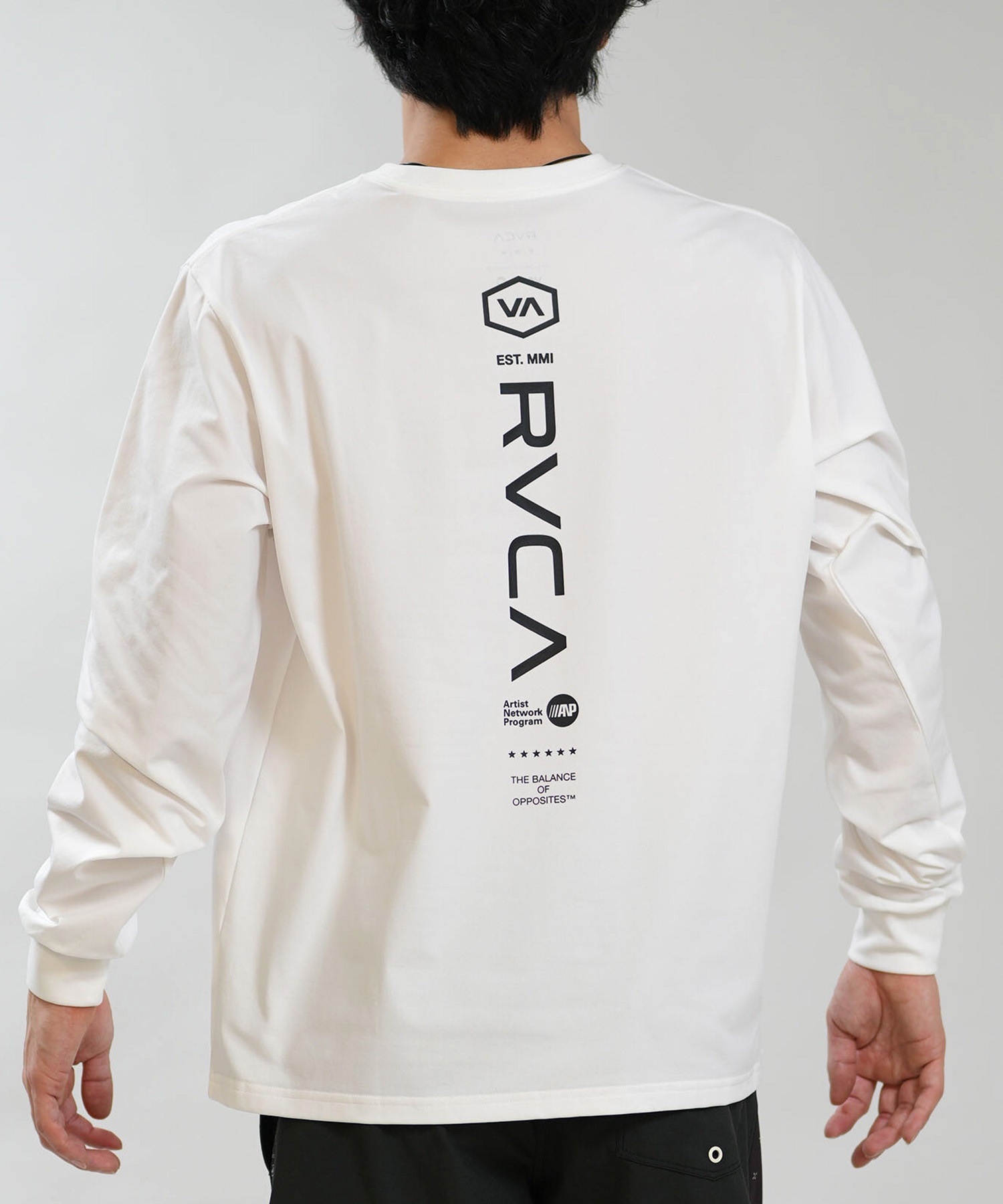 RVCA ルーカ 水着 ラッシュガード 長袖 Tシャツ ロンT メンズ UVカット