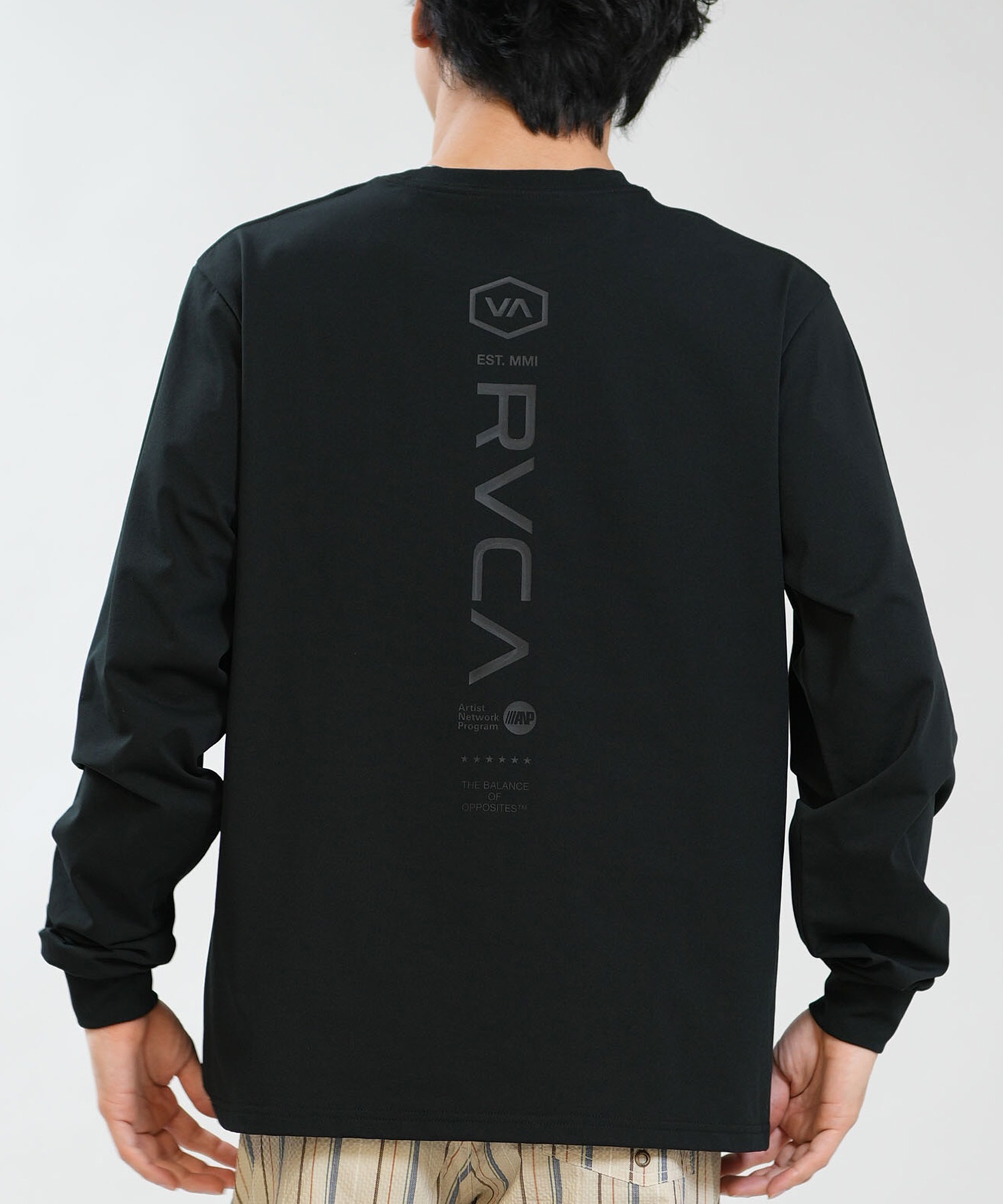 RVCA ルーカ 水着 ラッシュガード 長袖 Tシャツ ロンT メンズ UVカット