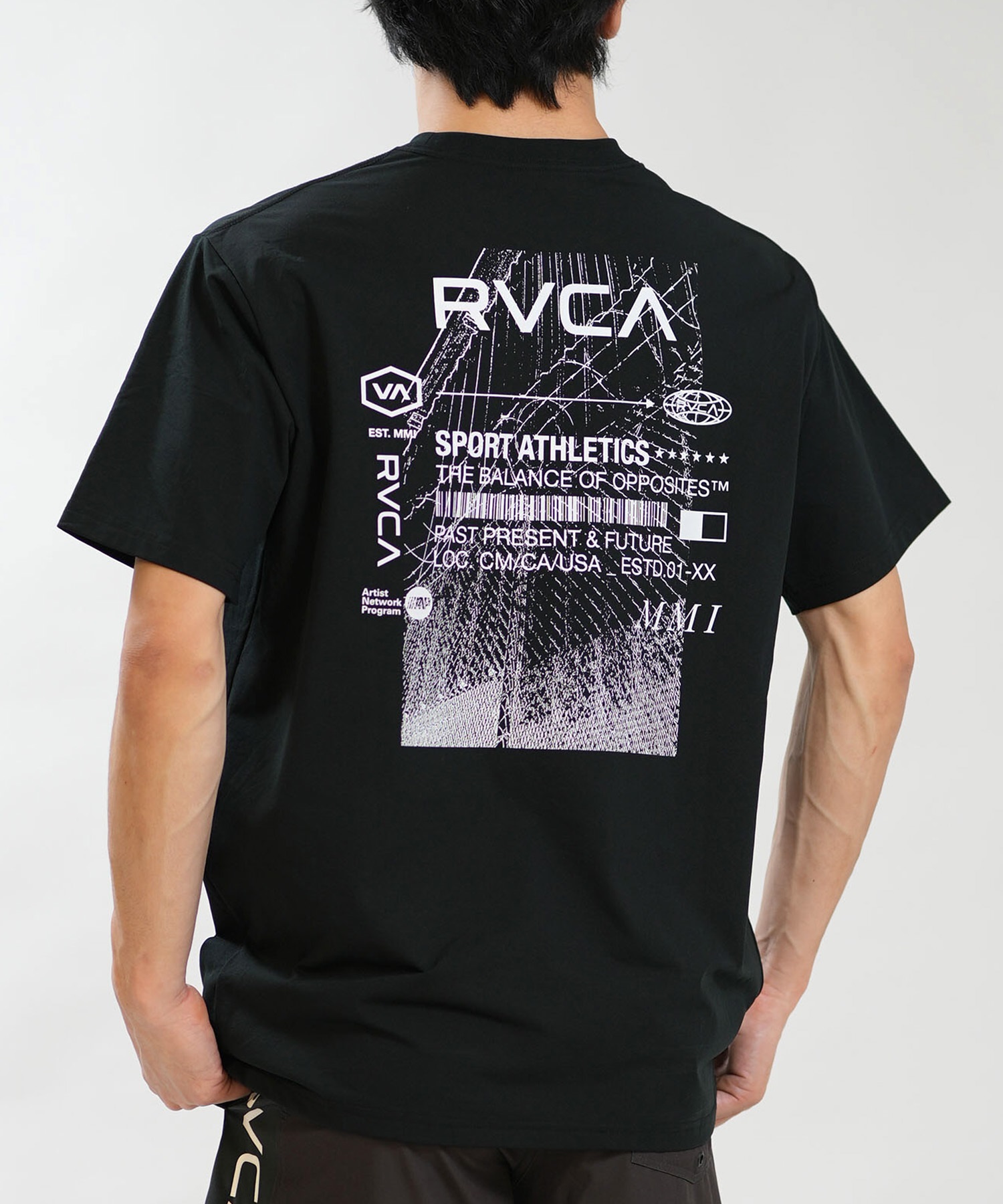 RVCA ルーカ 水着 ラッシュガード 半袖 Tシャツ メンズ UVカット 吸水