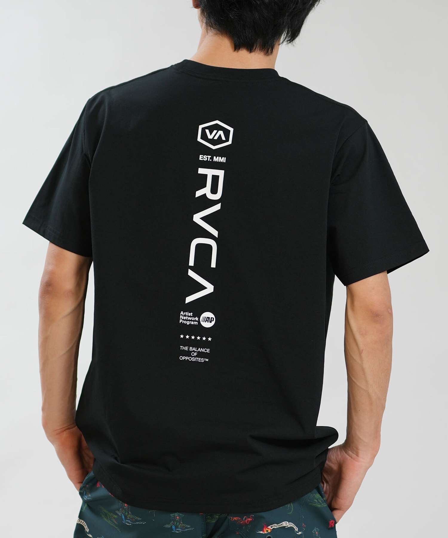 RVCA ルーカ 水着 ラッシュガード 半袖 Tシャツ メンズ UVカット 吸水