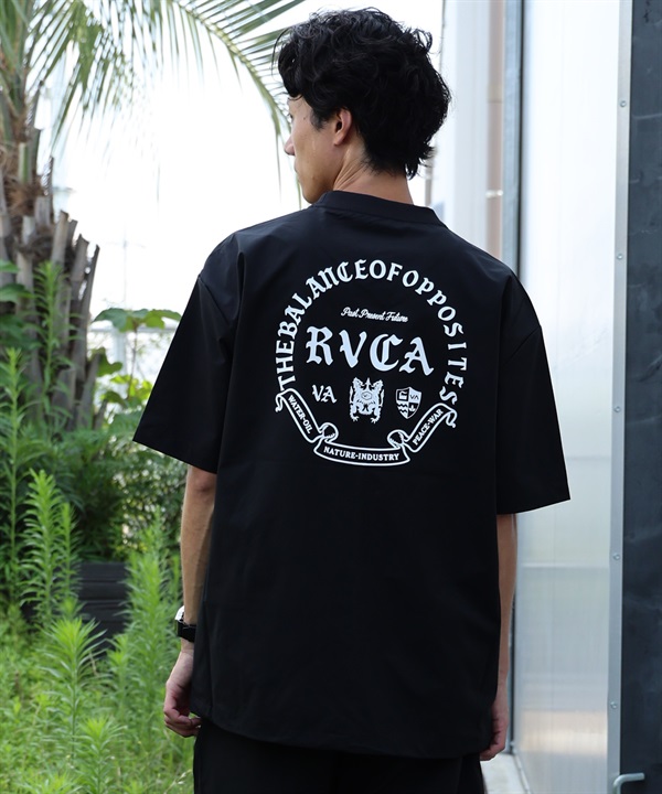 RVCA ルーカ 水着 ラッシュガード 半袖 Tシャツ メンズ 水陸両用 ロゴ UTILITY TEE BG04AP06