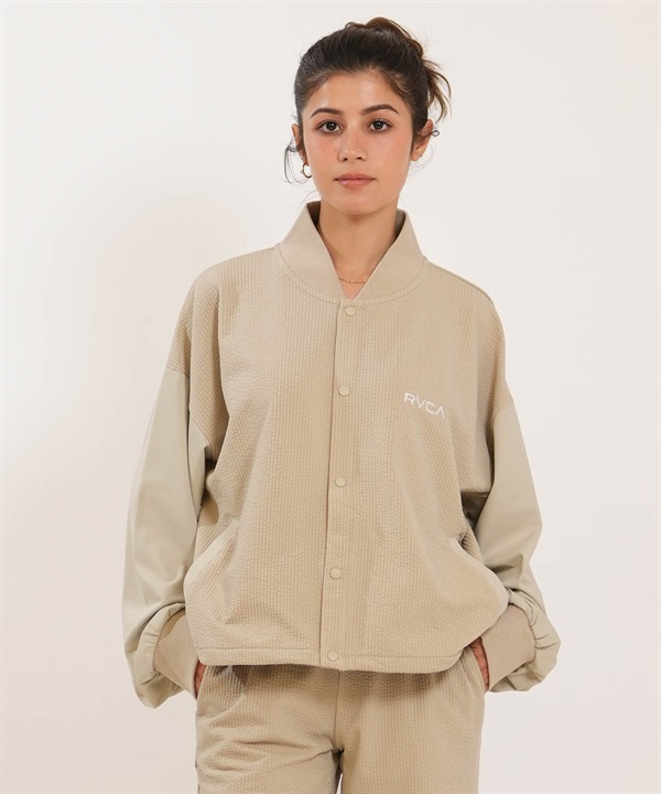 RVCA ルーカ 水着 ラッシュガード 長袖 ジャケット レディース セットアップ対応 SURF SNAP JKT BG043868 UT
