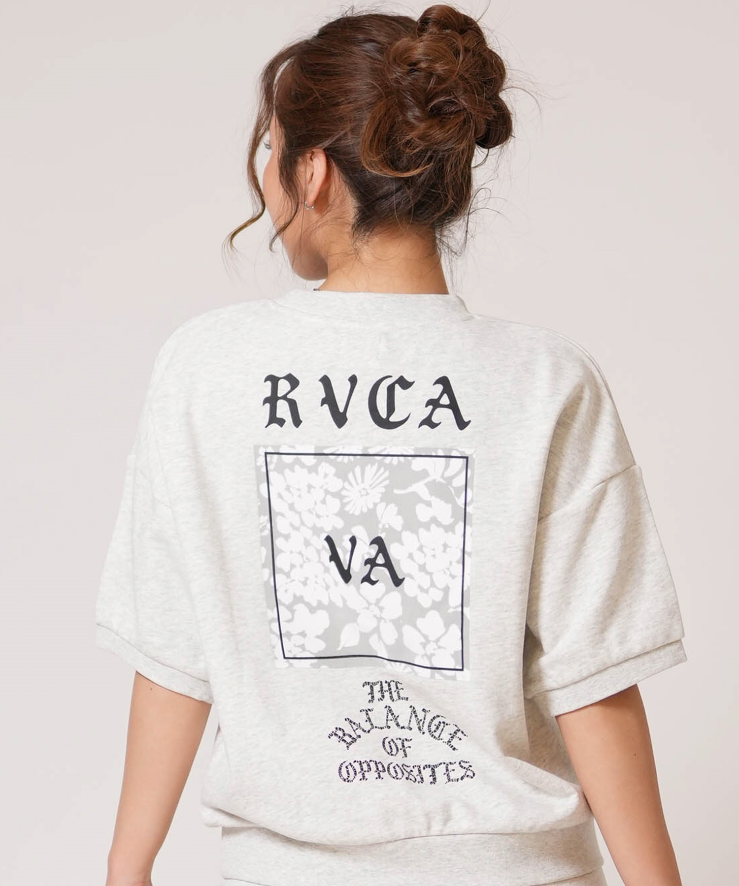 RVCA ルーカ 半袖 Tシャツ トレーナー スウェット レディース バック