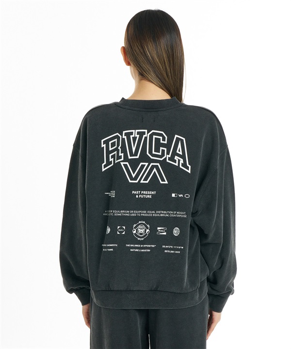 RVCA ルーカ トレーナー スウェット レディース バックプリント ALLARCH CR BG044001