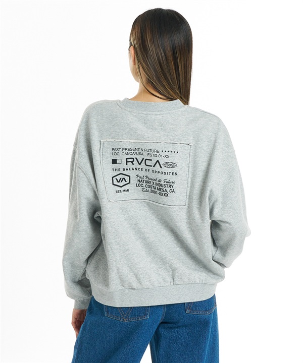 RVCA ルーカ トレーナー スウェット レディース 裏毛 ALL INFO CREW BG044003