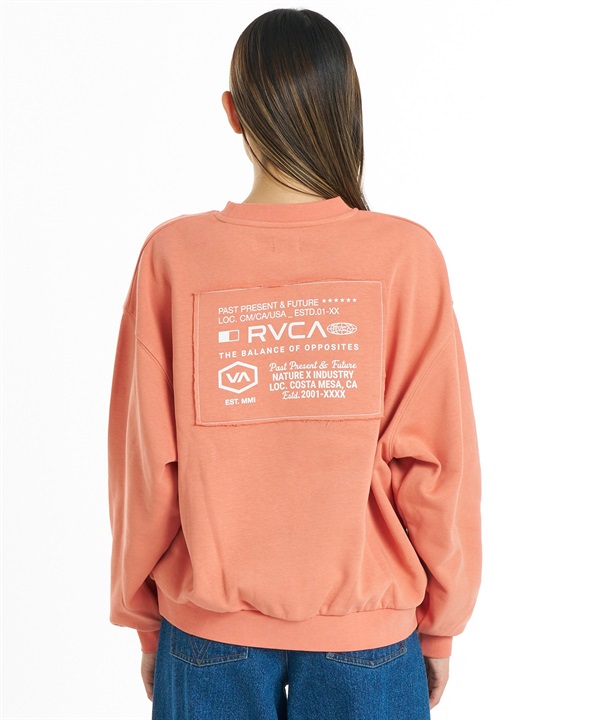 RVCA ルーカ トレーナー スウェット レディース 裏毛 ALL INFO CREW BG044003