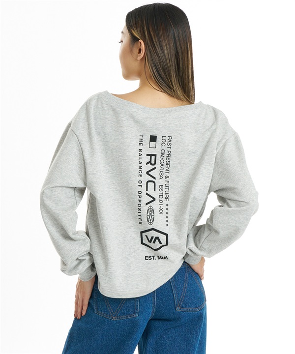 RVCA ルーカ トレーナー スウェット レディース 裏毛 RVCA CLOPPED TOPS BG044004