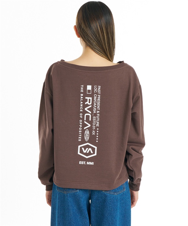 RVCA ルーカ トレーナー スウェット レディース 裏毛 RVCA CLOPPED TOPS BG044004