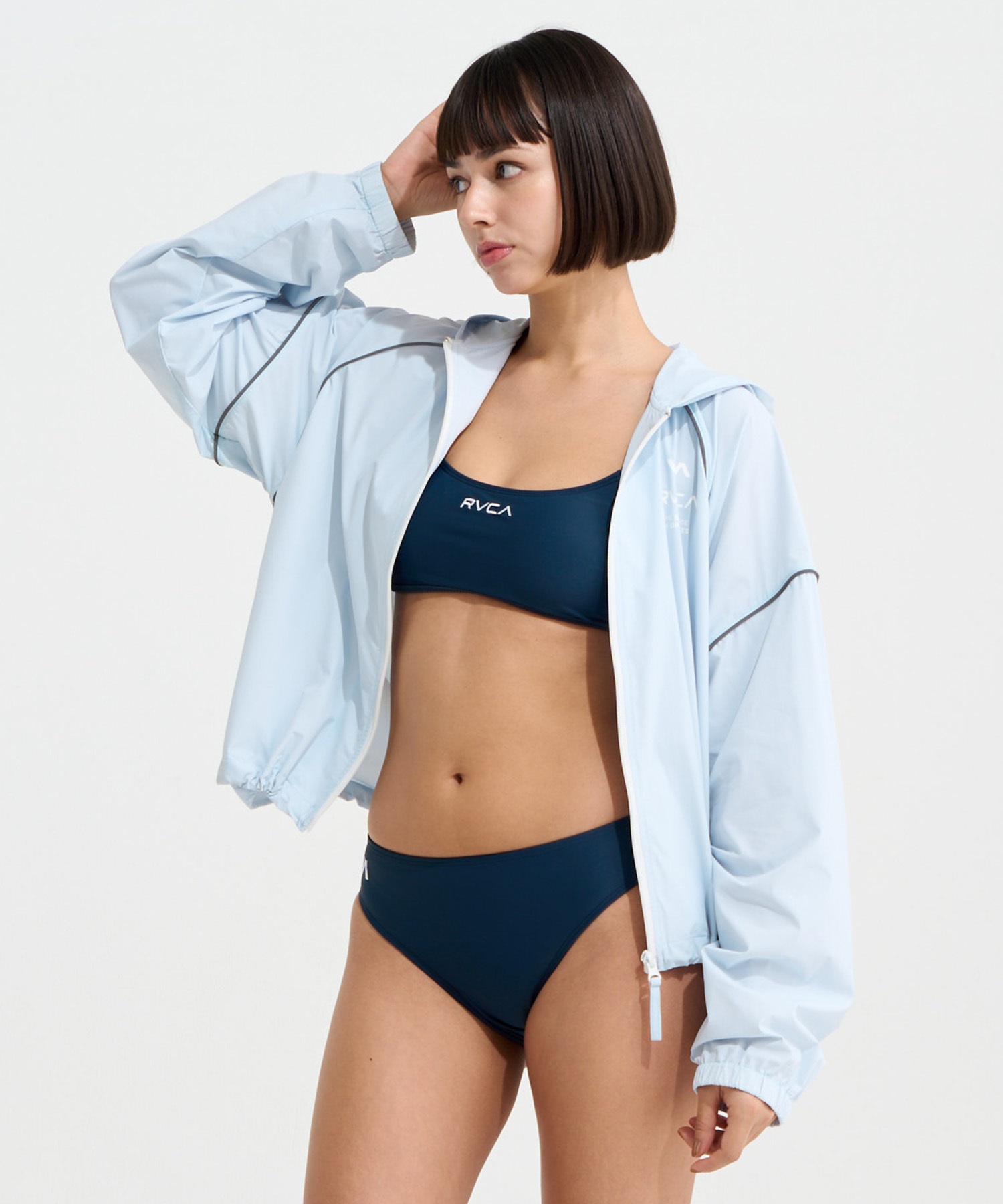 RVCA ルーカ ナイロン ジャケット レディース パイピング スポーティー