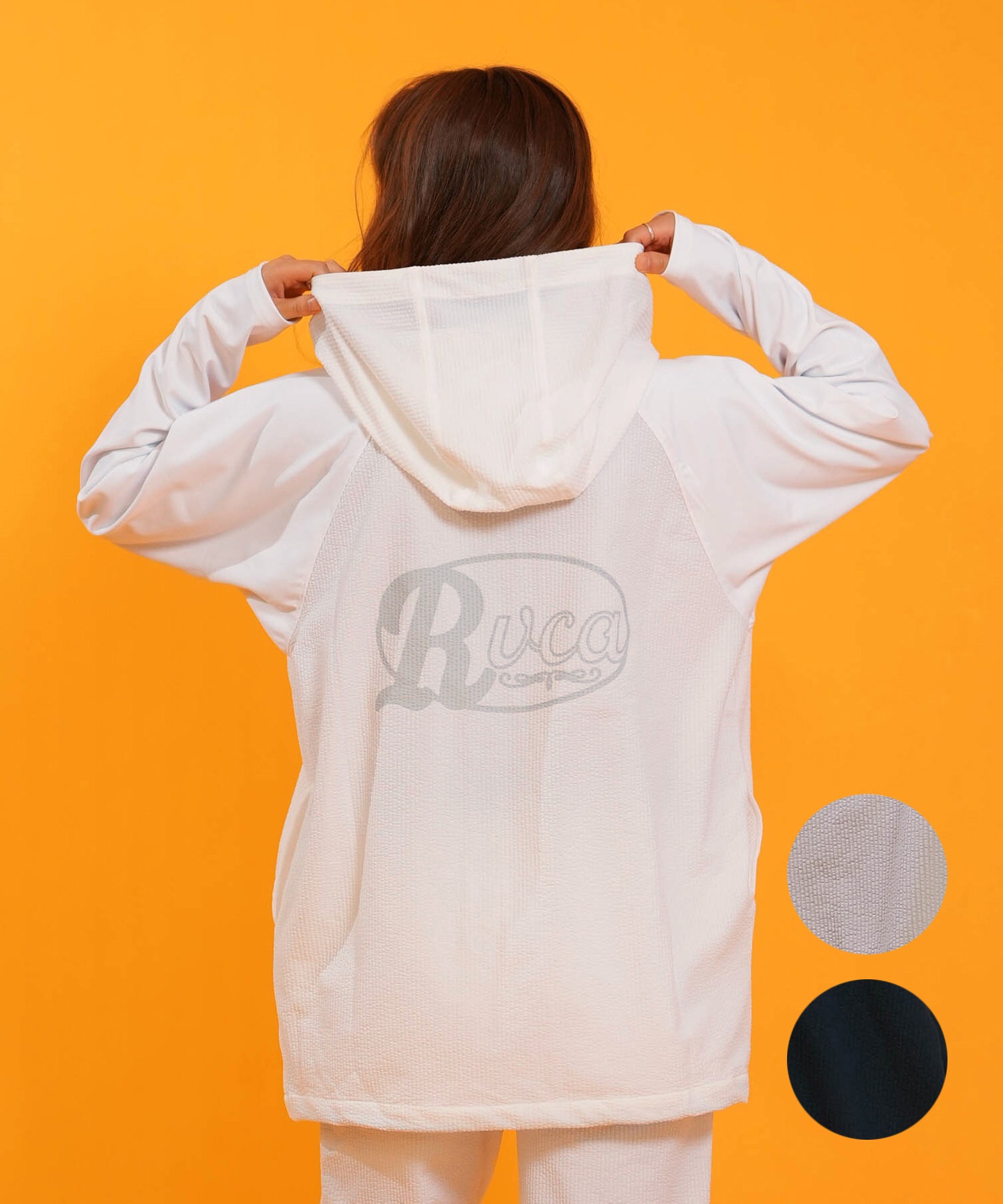 RVCA ルーカ 水着 ラッシュガード ジップアップ パーカー レディース