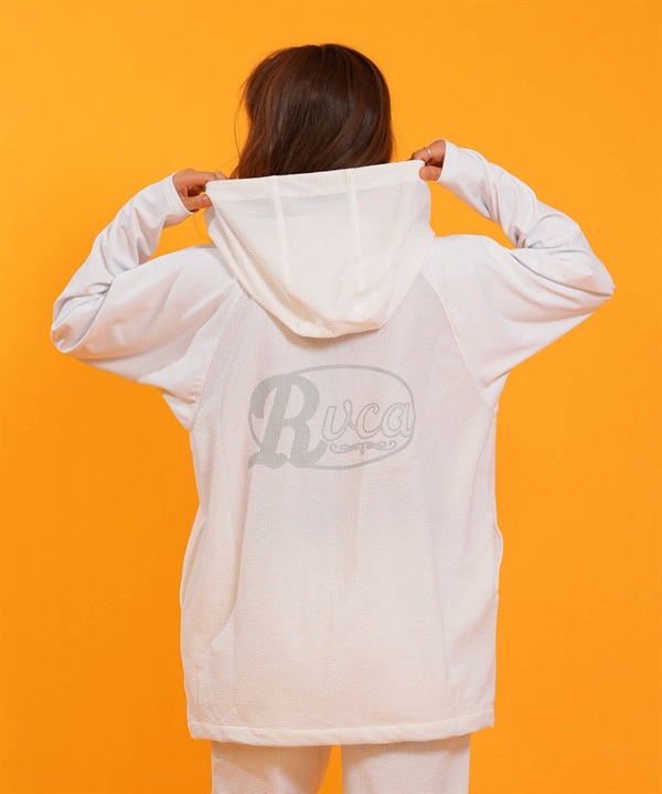RVCA ルーカ 水着 ラッシュガード ジップアップ パーカー レディース DOLMAN SLEEVE WIDE ZIP HD BG043867 UT