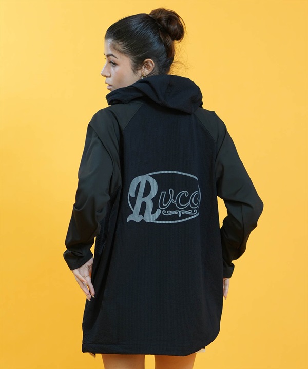 RVCA ルーカ 水着 ラッシュガード ジップアップ パーカー レディース DOLMAN SLEEVE WIDE ZIP HD BG043867 UT