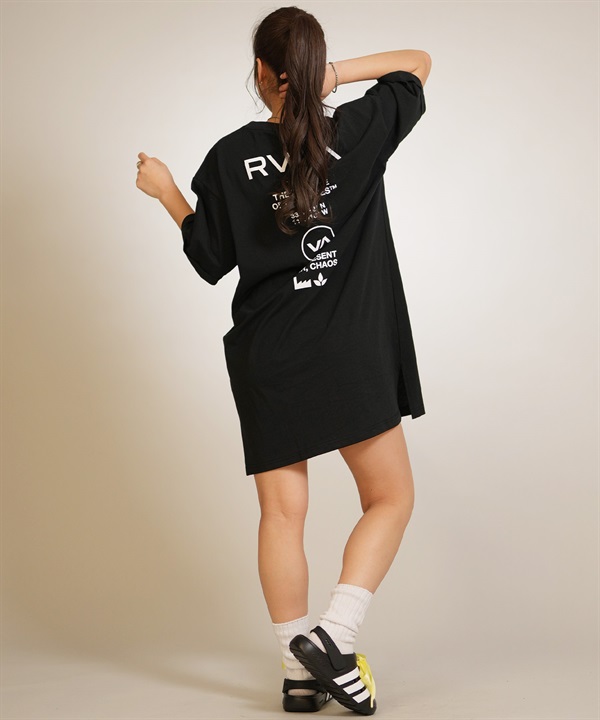 RVCA ルーカ ワンピース レディース バックプリント LOOSE FIT SS LOGO DRESS BG043355