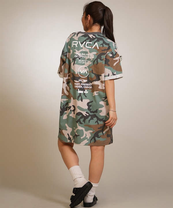 RVCA ルーカ ワンピース レディース バックプリント LOOSE FIT SS LOGO DRESS BG043355