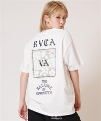 RVCA ルーカ 半袖 Tシャツ レディース バックプリント DAISY VA BOX LOGO LOOSE FIT SS TEE BG043203(WHT-S)