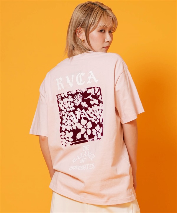 RVCA ルーカ 半袖 Tシャツ レディース バックプリント DAISY VA BOX LOGO LOOSE FIT SS TEE BG043203