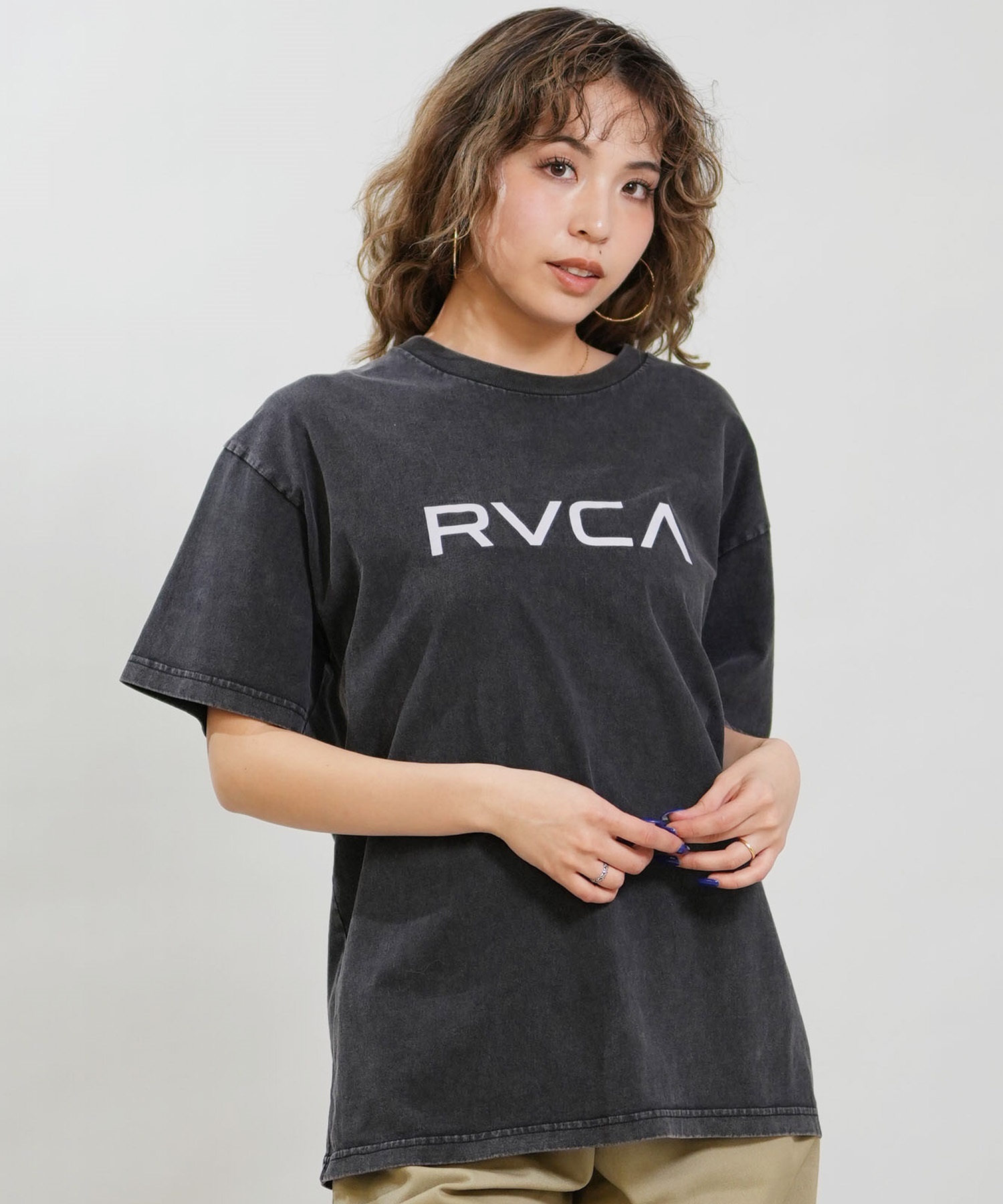 RVCA ルーカ 半袖 Tシャツ レディース BIG RVCA LOOSE FIT SS TEE BG043209(KVCW-S)