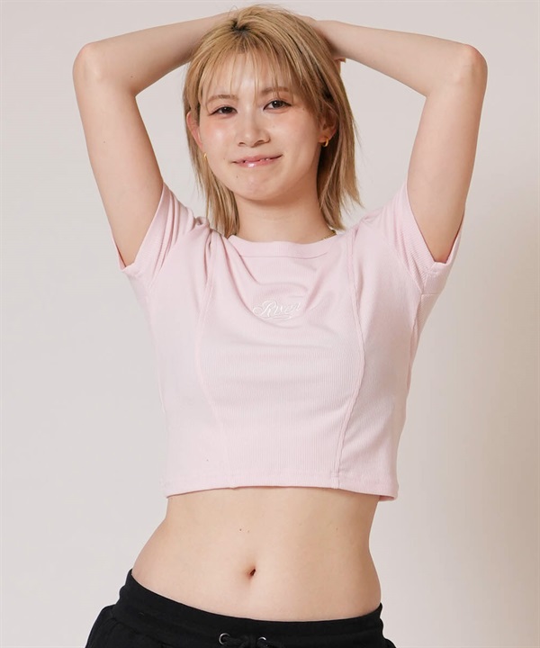 RVCA ルーカ 半袖 Tシャツ レディース クロップド丈 ショート丈 RVCA SS BABY TEE BG043211