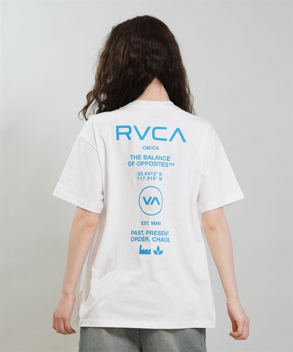 RVCA ルーカ 半袖 Tシャツ レディース バックプリント SOUVENIR LOOSE FIT ST BG043214
