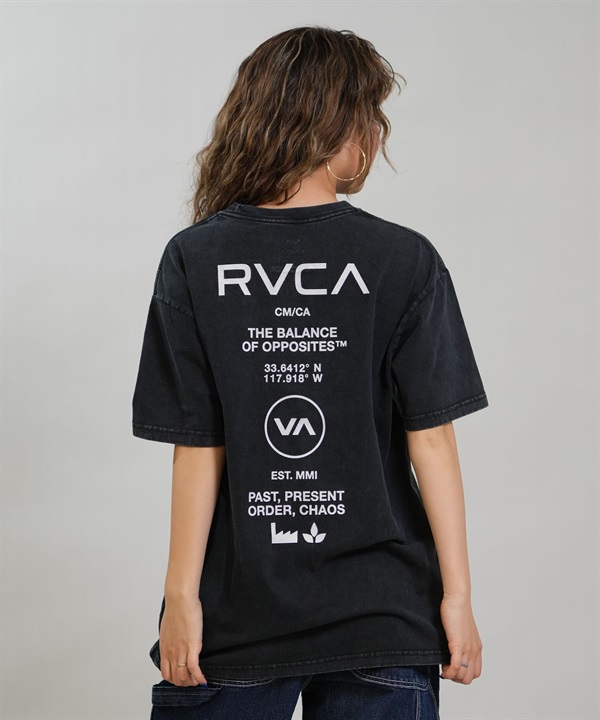 RVCA ルーカ 半袖 Tシャツ レディース バックプリント SOUVENIR LOOSE FIT ST BG043214