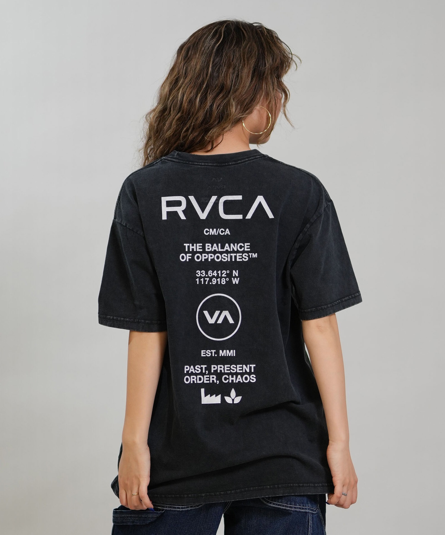 再生産なし ルーカ RVCA ビッグロンT ピンクS RVCA（ルーカ） tシャツ メンズ HYKE CROPPED LONG TEE ロンT 「2026年
