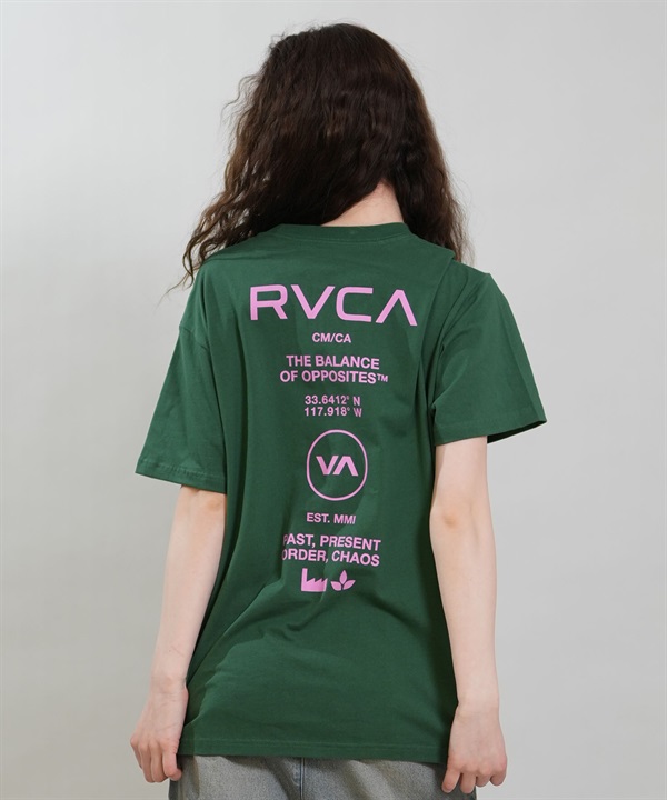 RVCA ルーカ 半袖 Tシャツ レディース バックプリント SOUVENIR LOOSE FIT ST BG043214