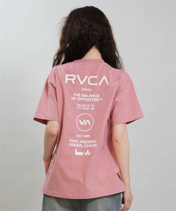 RVCA ルーカ 半袖 Tシャツ レディース バックプリント SOUVENIR LOOSE FIT ST BG043214