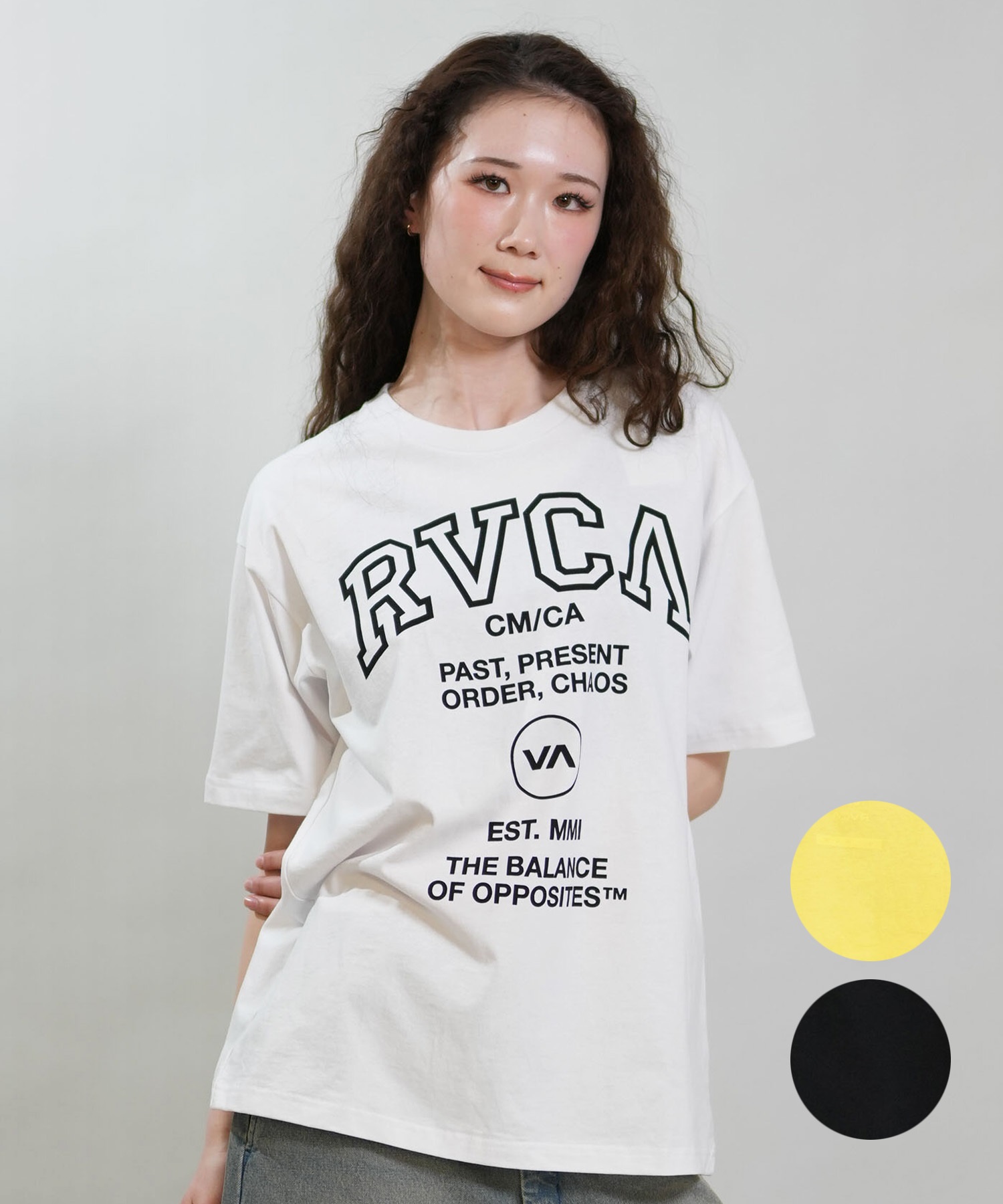 RVCA ルーカ 半袖 Tシャツ レディース ロゴ SOUVENIR LOGO LOOSE FIT T