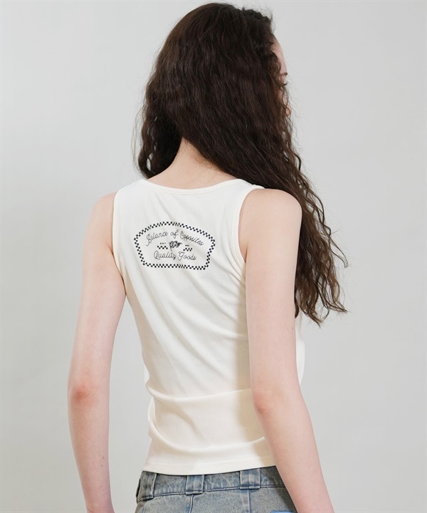 RVCA ルーカ タンクトップ レディース RIBBED ICON TANK TOP BG043353