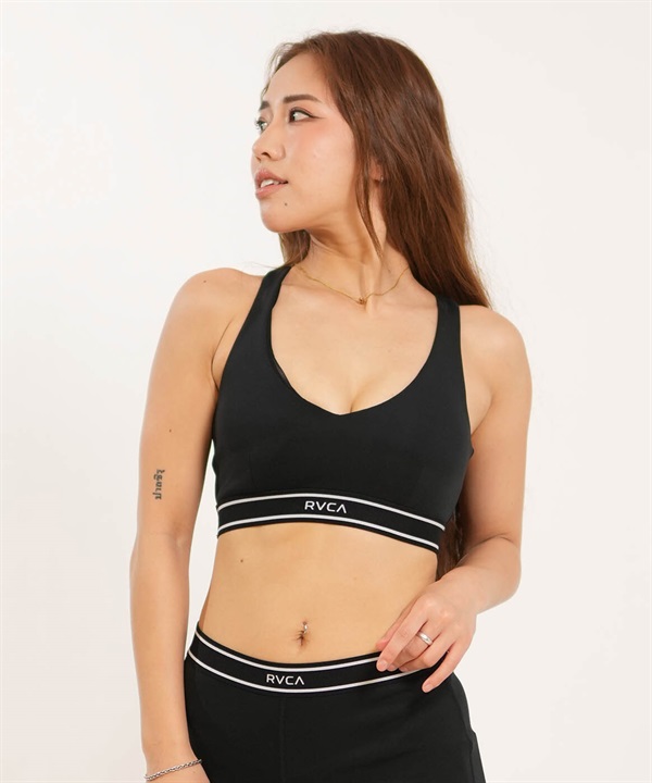 RVCA ルーカ ブラトップ レディース スポーツブラ 水陸両用 セットアップ対応 RVCA UTILITY SPORT BRATOP BG043858 UT