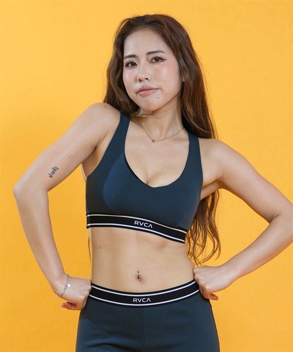RVCA ルーカ ブラトップ レディース スポーツブラ 水陸両用 セットアップ対応 RVCA UTILITY SPORT BRATOP BG043858 UT