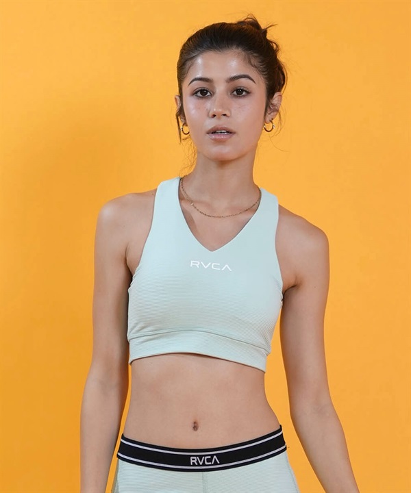 RVCA ルーカ ブラトップ レディース スポーツブラ 水陸両用 セットアップ対応 BACK JQ BRA BG043871 UT