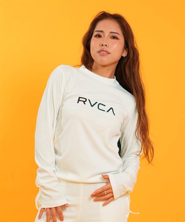 RVCA ルーカ 水着 ラッシュガード 長袖 Tシャツ ロンT レディース UVカット RVCA RASH LS BG043851