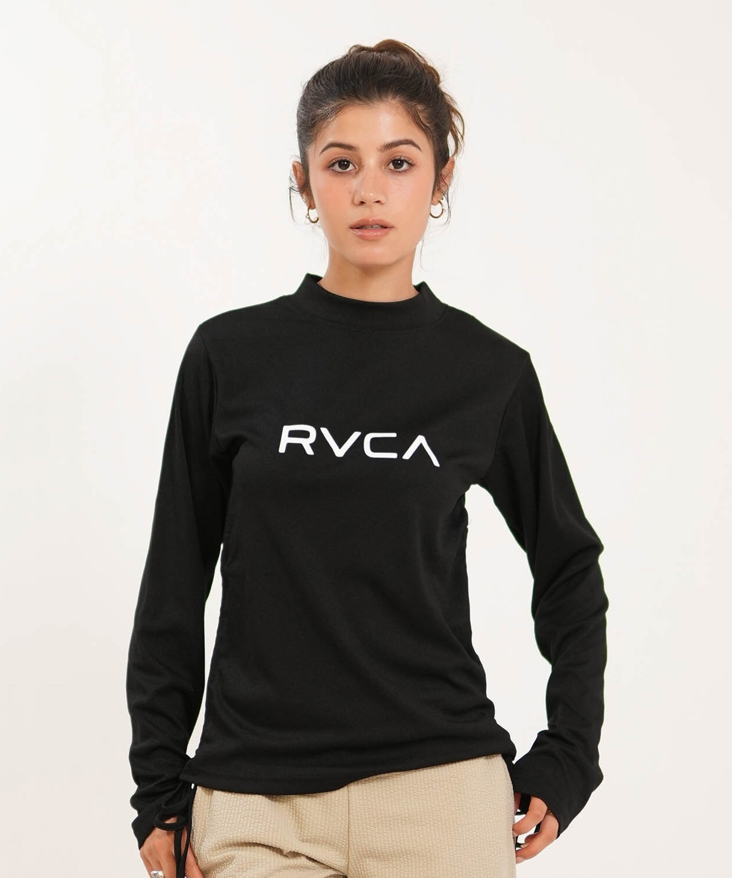 RVCA ルーカ 水着 ラッシュガード 長袖 Tシャツ ロンT レディース UV