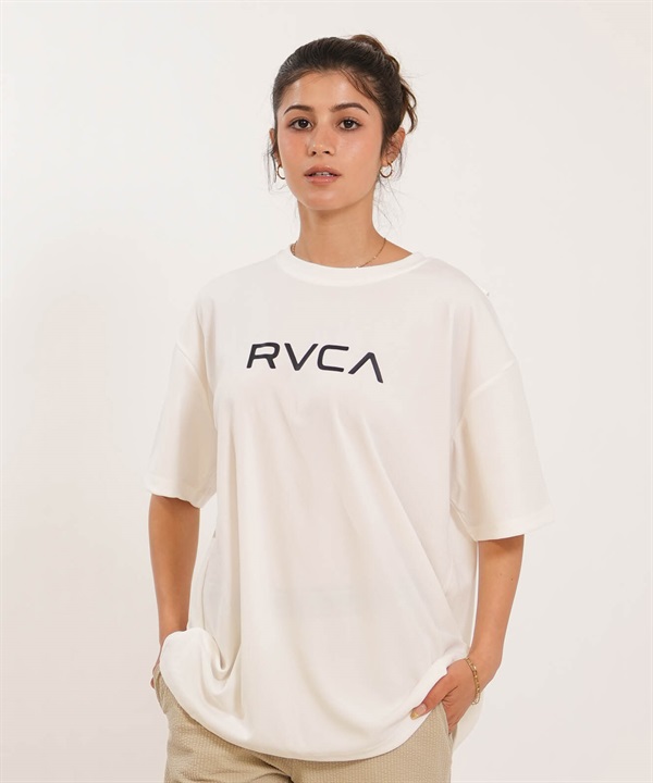 RVCA ルーカ 水着 ラッシュガード 半袖 Tシャツ レディース UVカット BIG RVCA LOOSE FIT SS RG BG043852