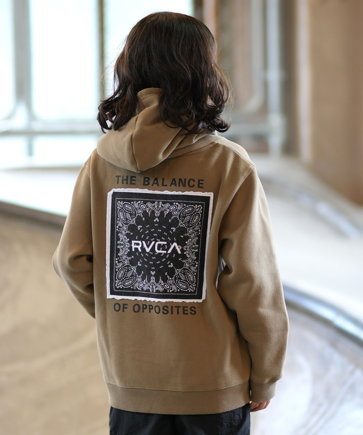 RVCA ルーカ プルオーバー パーカー フーディー キッズ 子供 バンダナ