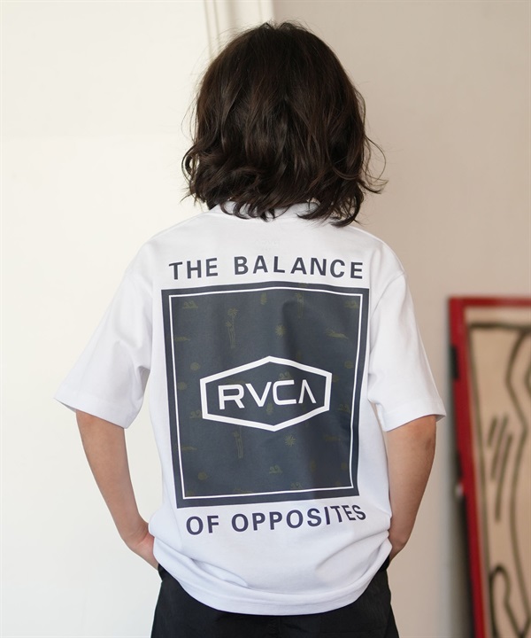 RVCA ルーカ 半袖 Tシャツ キッズ ジュニア 子供 バックプリント RANGER BOX BG045201
