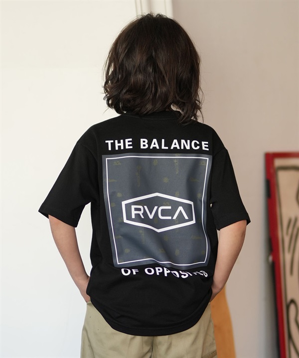 RVCA ルーカ 半袖 Tシャツ キッズ ジュニア 子供 バックプリント RANGER BOX BG045201