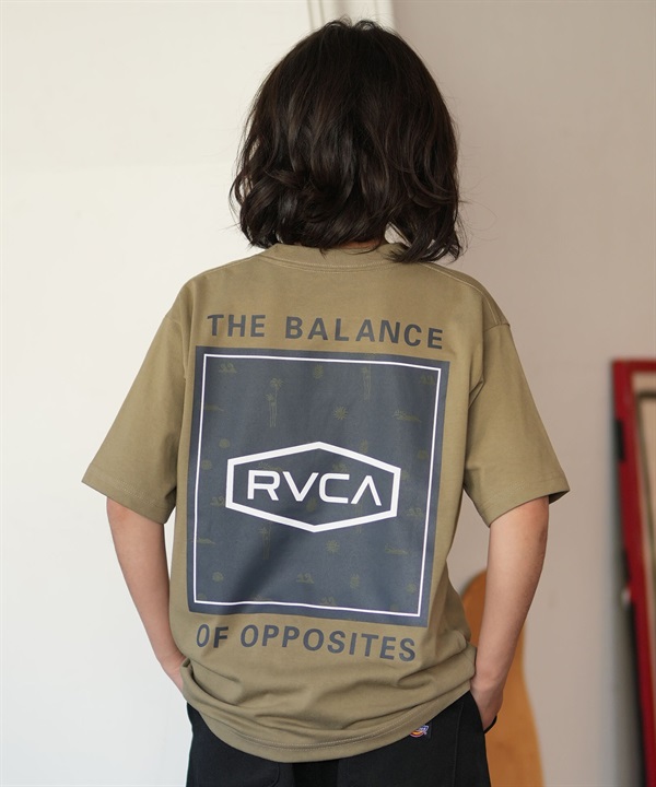 RVCA ルーカ 半袖 Tシャツ キッズ ジュニア 子供 バックプリント RANGER BOX BG045201