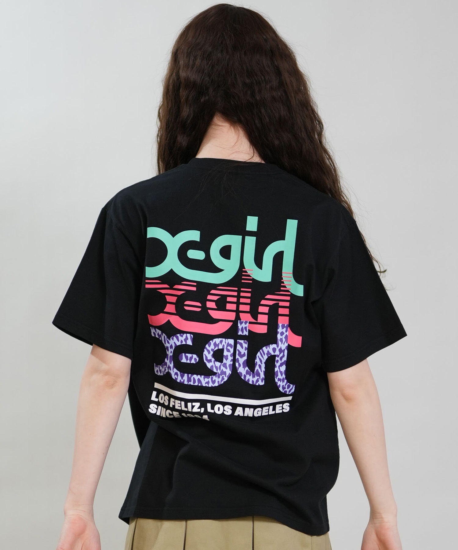 X-GIRL エックスガール 半袖 Tシャツ レディース バックプリント