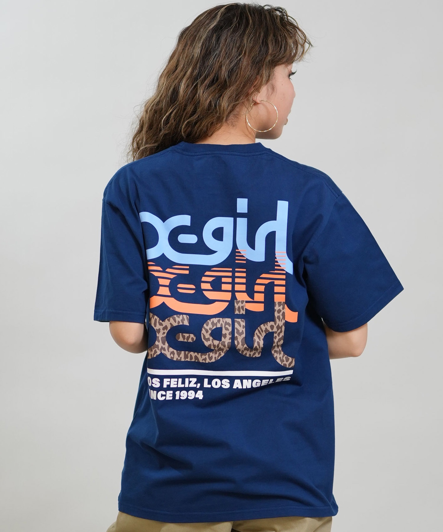 LGBネイビーTシャツ　 レディースサイズ1 6.2オンス CVC フライス Tシャツ | レディース | 1枚 | 5494-04