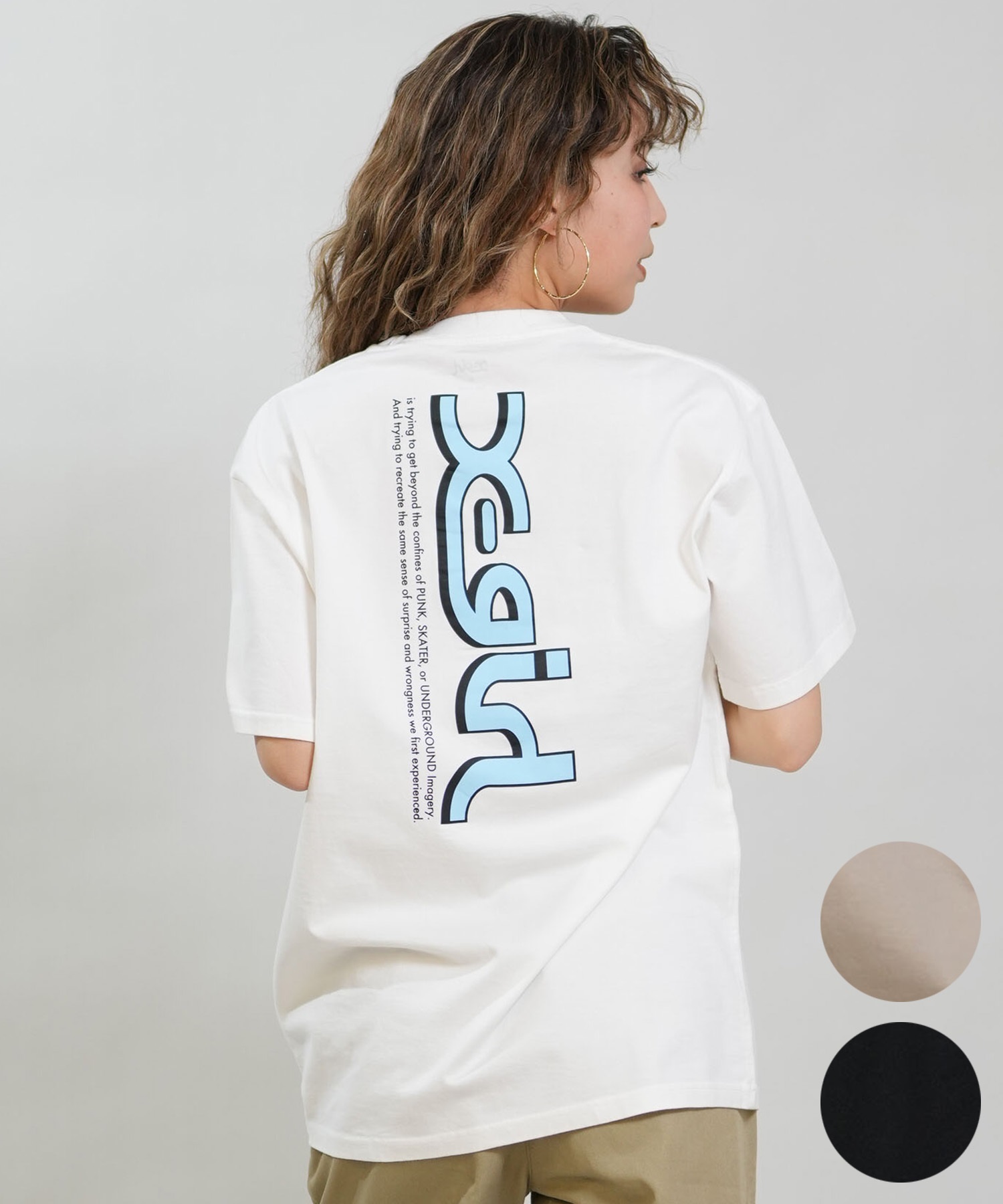 X-GIRL エックスガール 半袖 Tシャツ レディース バックプリント