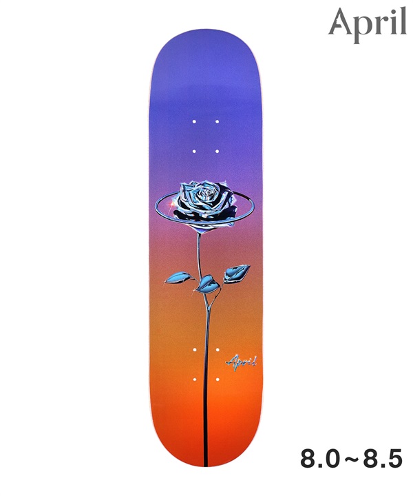 APRIL エープリル スケートボード デッキ 8inch ~ 8.5inch CHROME ROSE COLOR