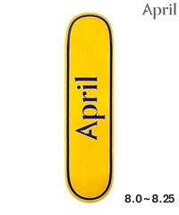 APRIL エープリル スケートボード デッキ 8inch ~ 8.25inch OG LOGO