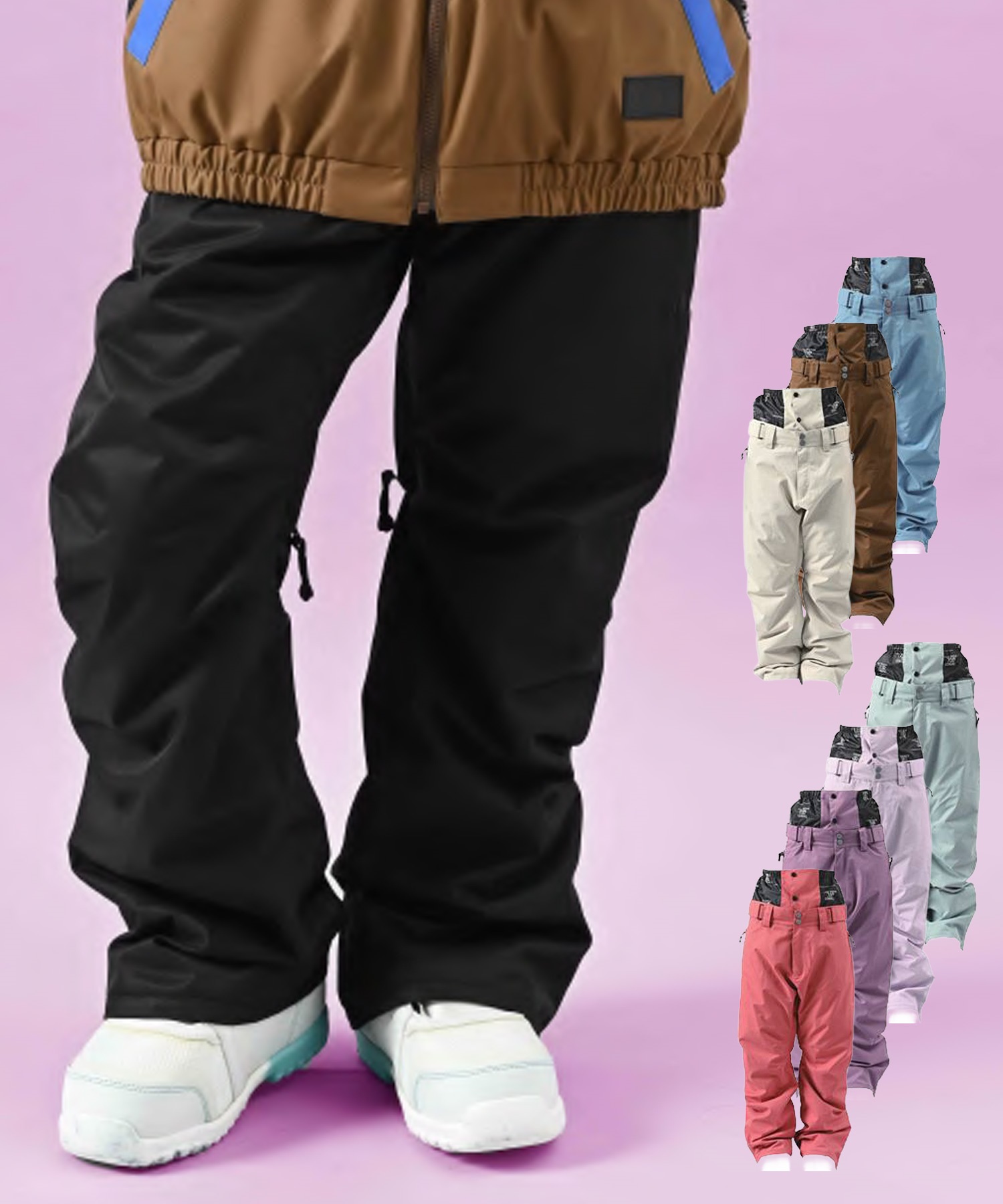DC スノーボードパンツ L 15K防水 24-25 SIX EIGHT SIX/686 DOJO pant メンズ レディース 防水パンツ
